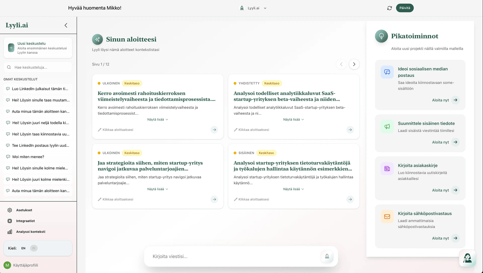 Lyyli.ai partners with Finnish Junior Chambers
